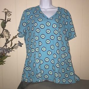 Adorable scrub top size lg
